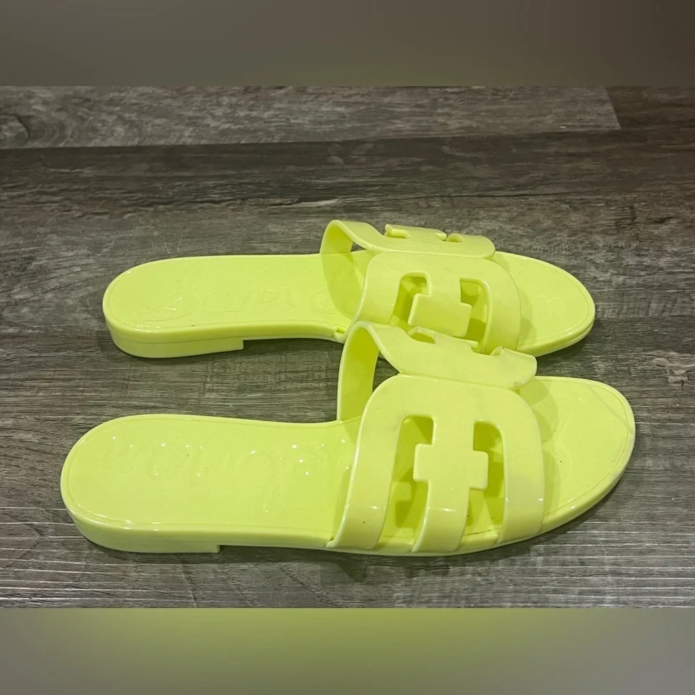 Sam Edelman Bay Jelly Slide-- Kiwi - Picture 4 of 13